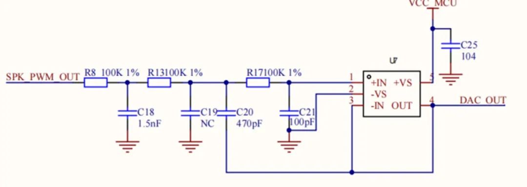 PWM voice playback circuit