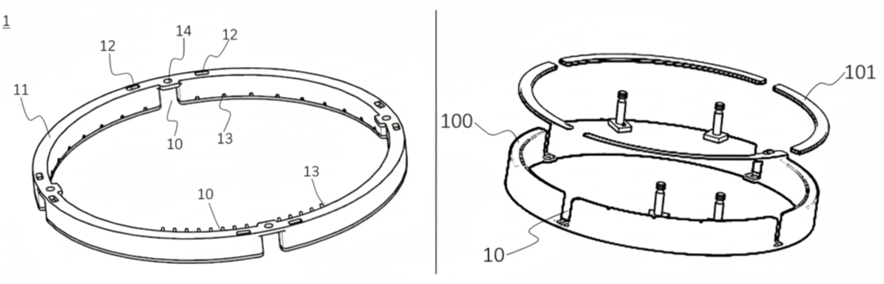 Figure 8.4 Oil ring assembly. Figure 8.5 Oil ring with welded end cap.