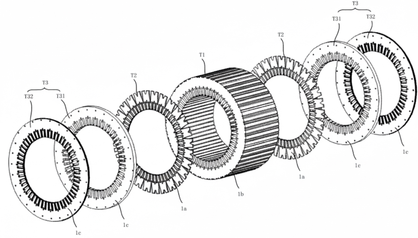 Figure 6.1 Core exploded view.