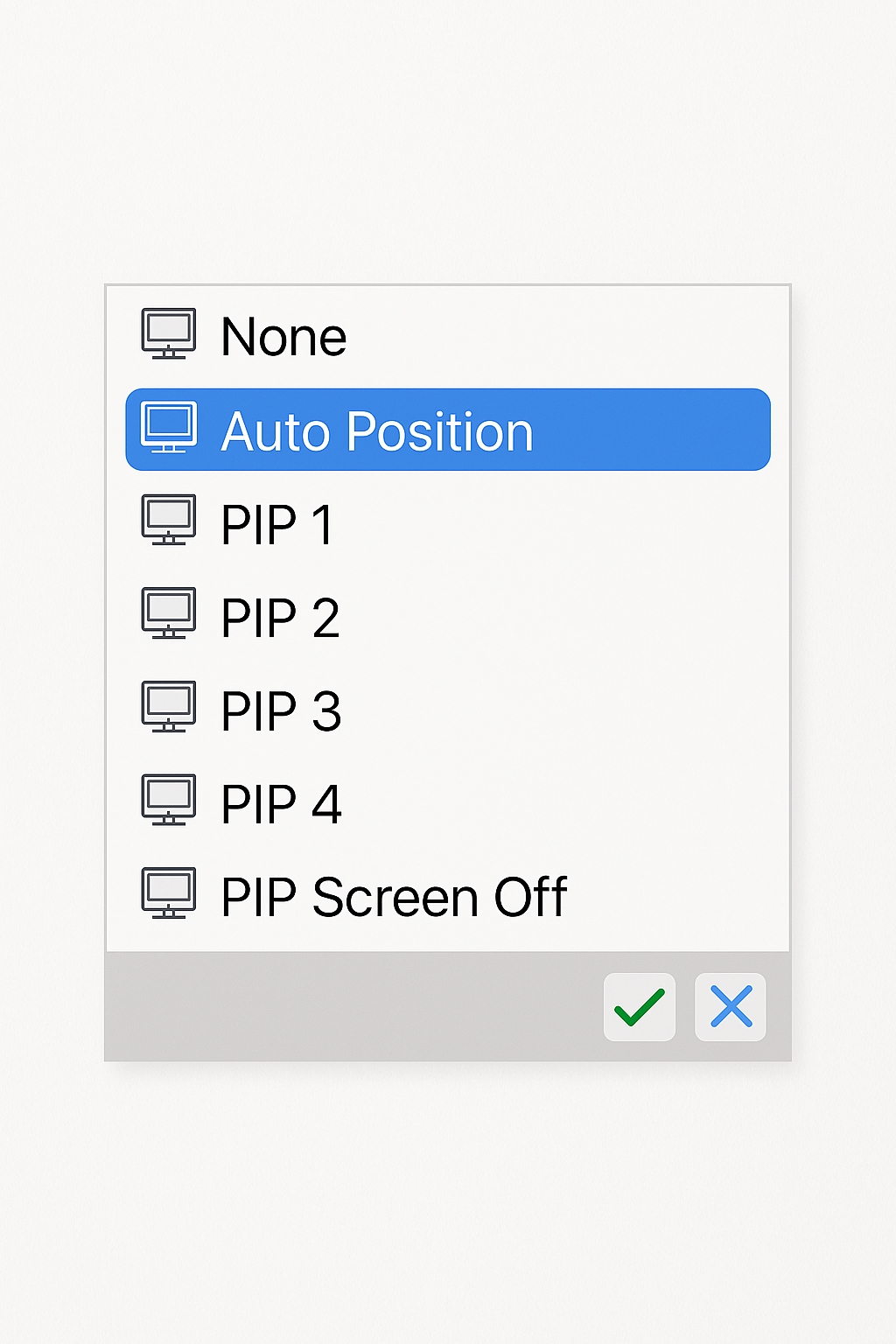 Process Image Settings
