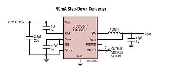 Low-Power Medical Power Supply Using LTC3388