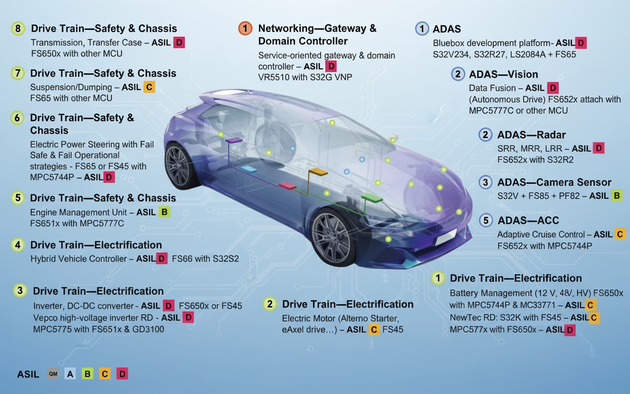Dual-Core Lockstep Safety Chip Technologies