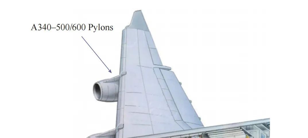A340 engine nacelle pylon