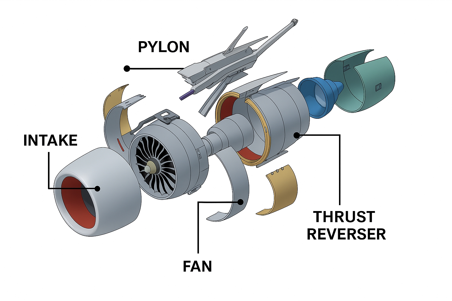Thermoplastic composite nacelle application