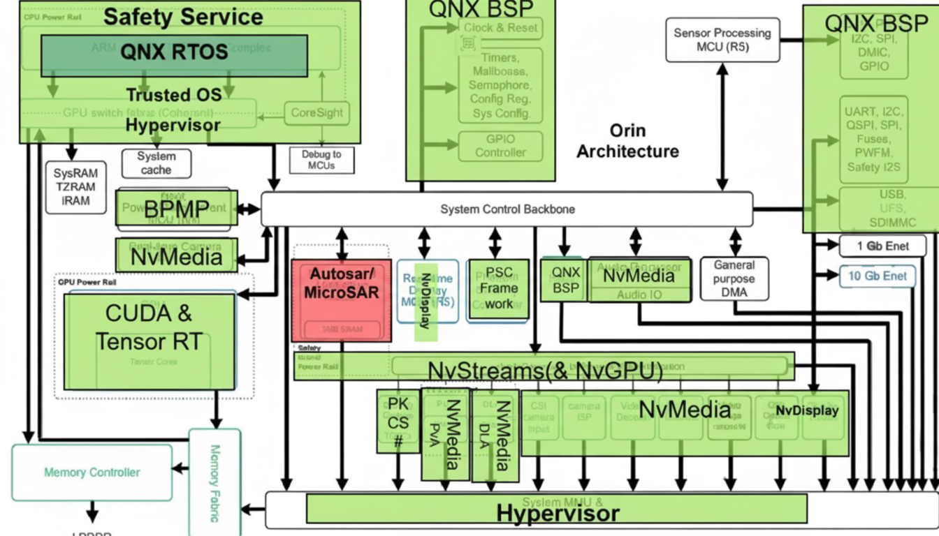 Orin SoC high-level architecture