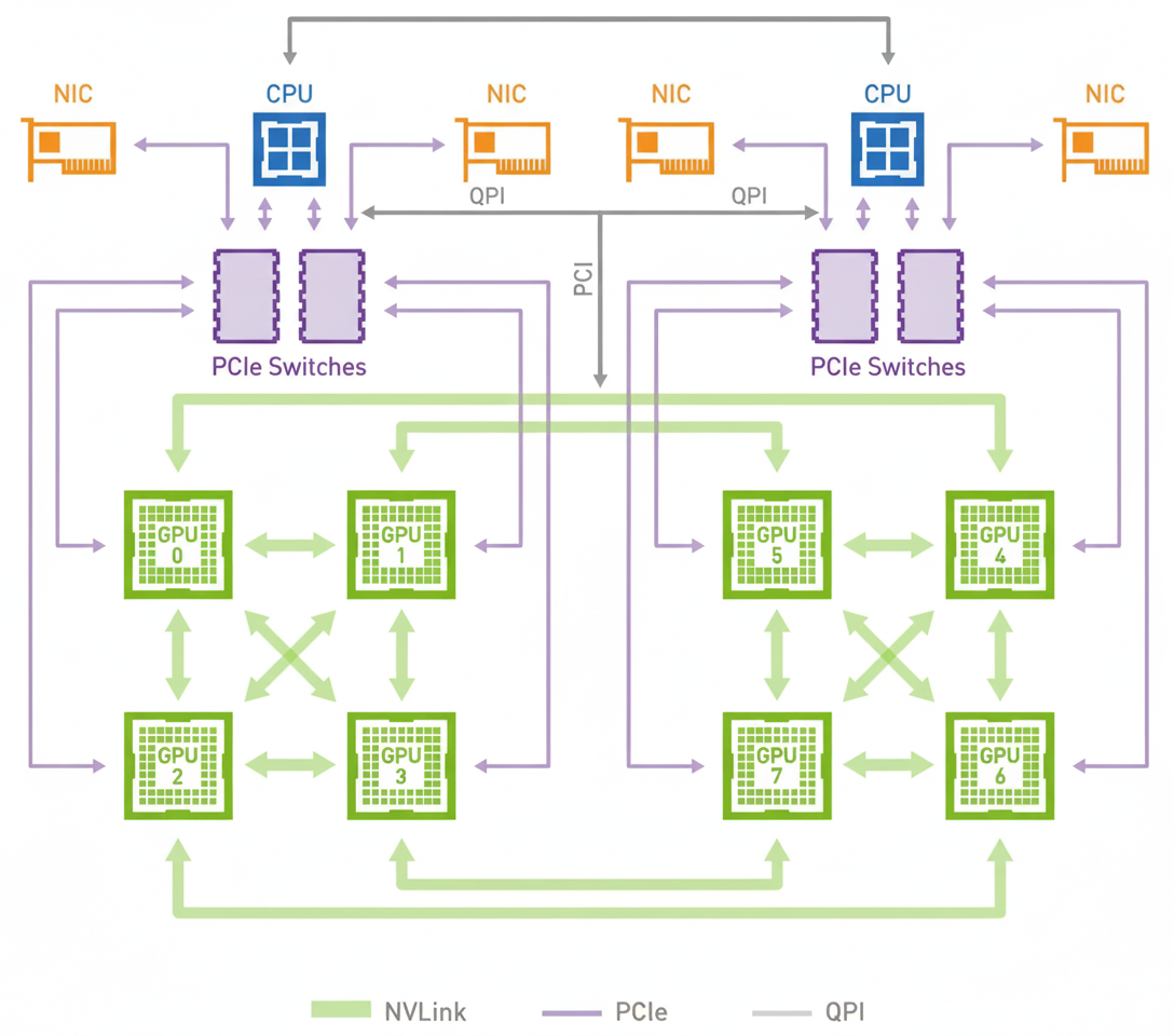 NVIDIA DGX system diagram