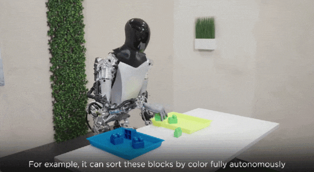 Optimus sorting under disturbance GIF