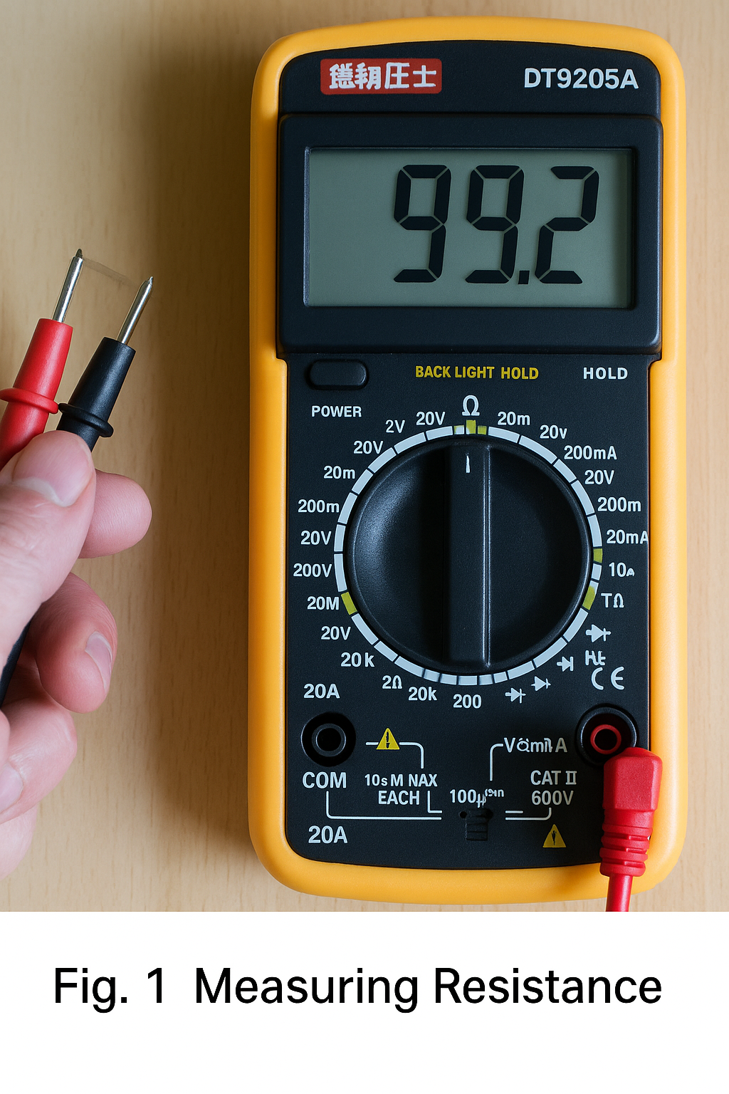 multimeter_resistance_measurement