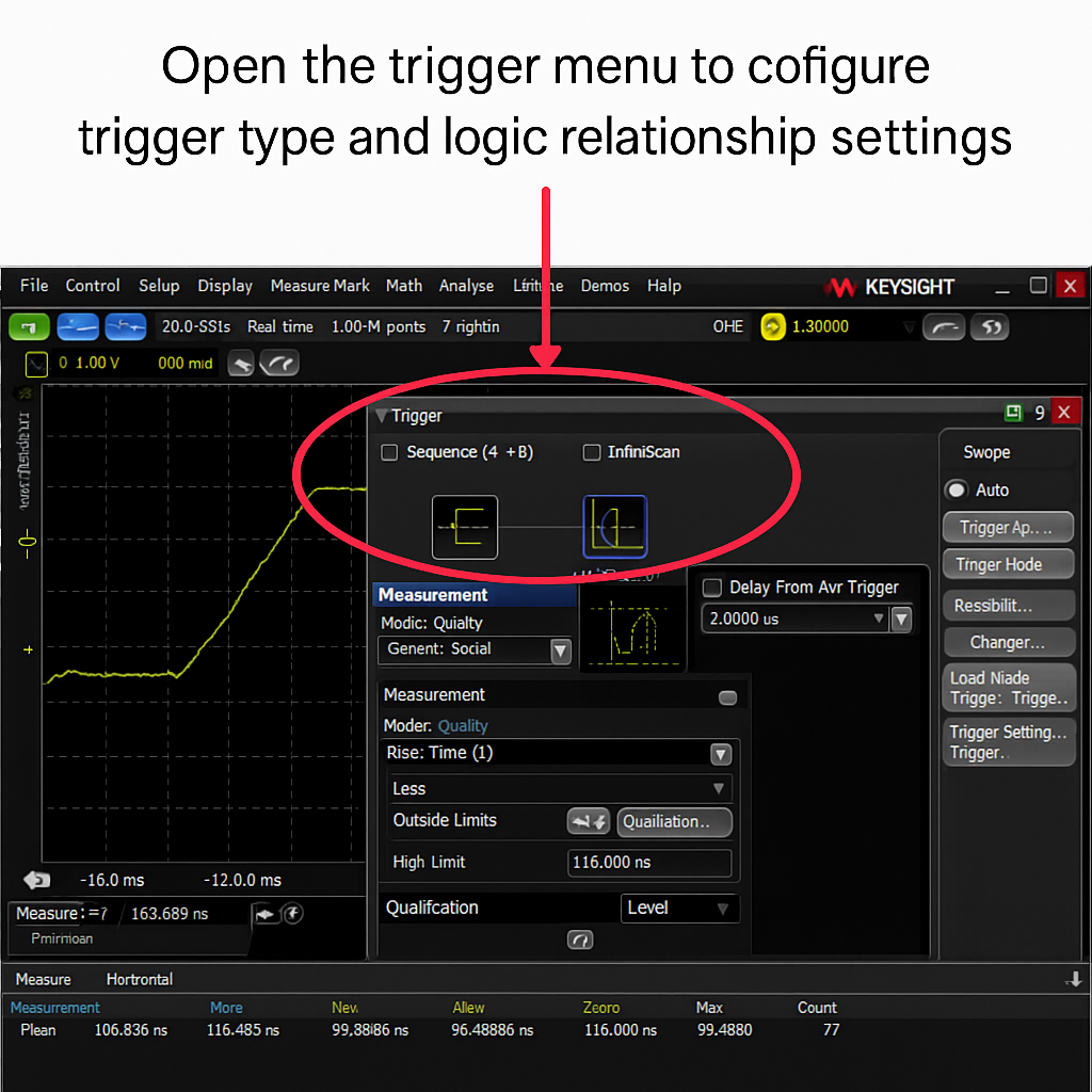 InfiniiScan interface screenshot