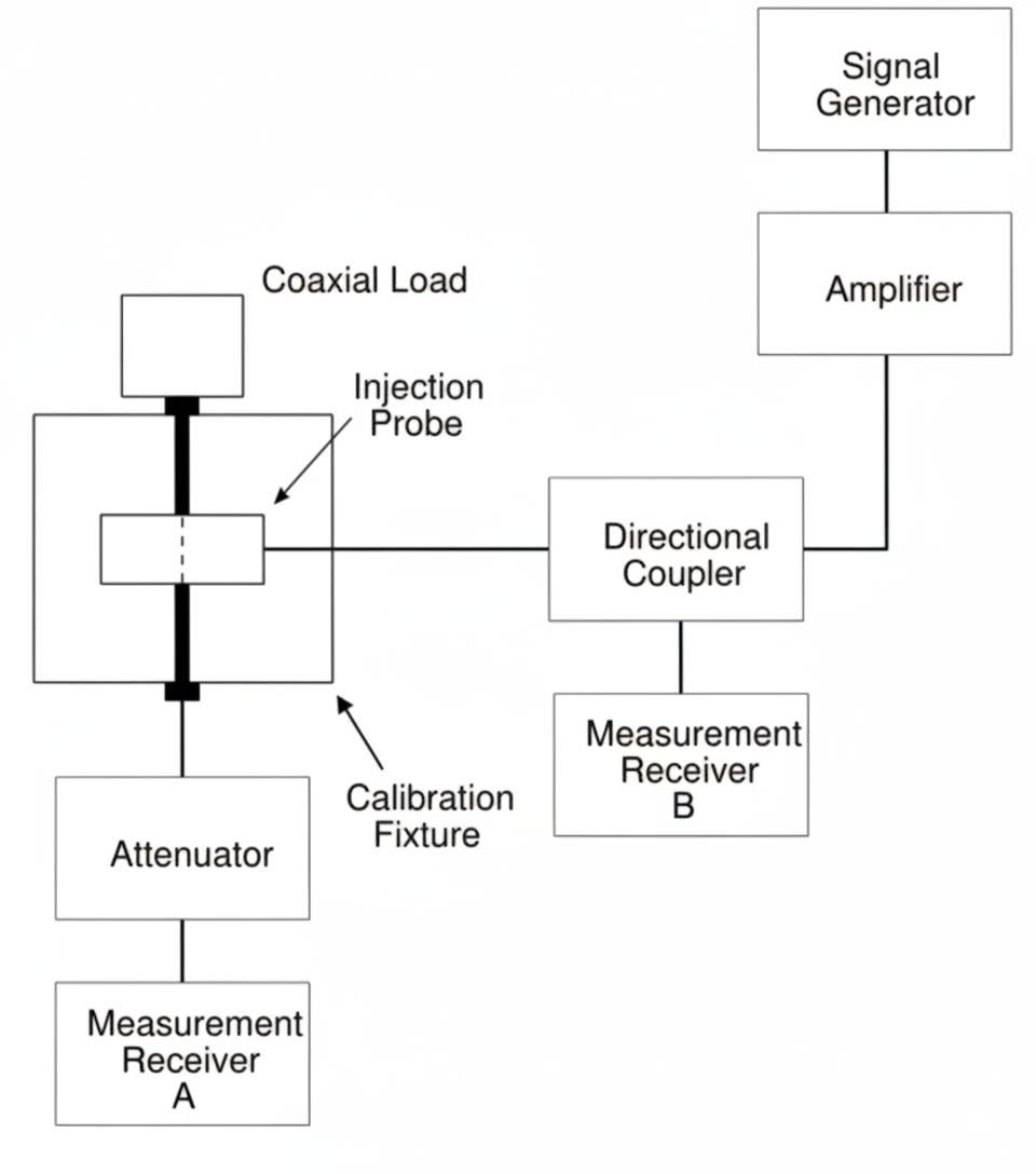 CS114 calibration setup from MIL-STD-461F