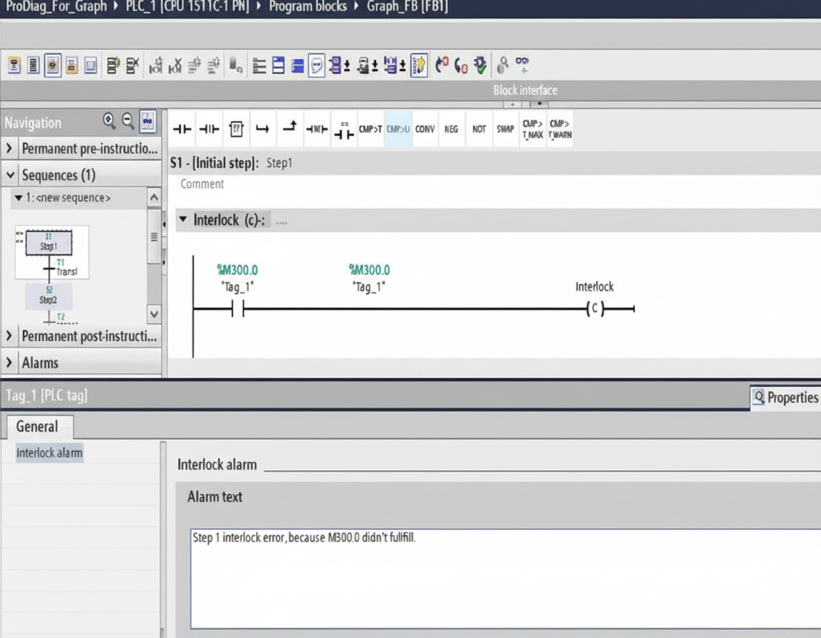 Monitoring properties - edit alarm text