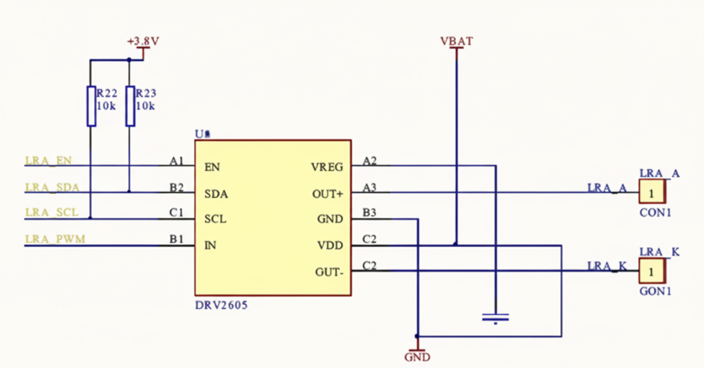 Linear motor control circuit