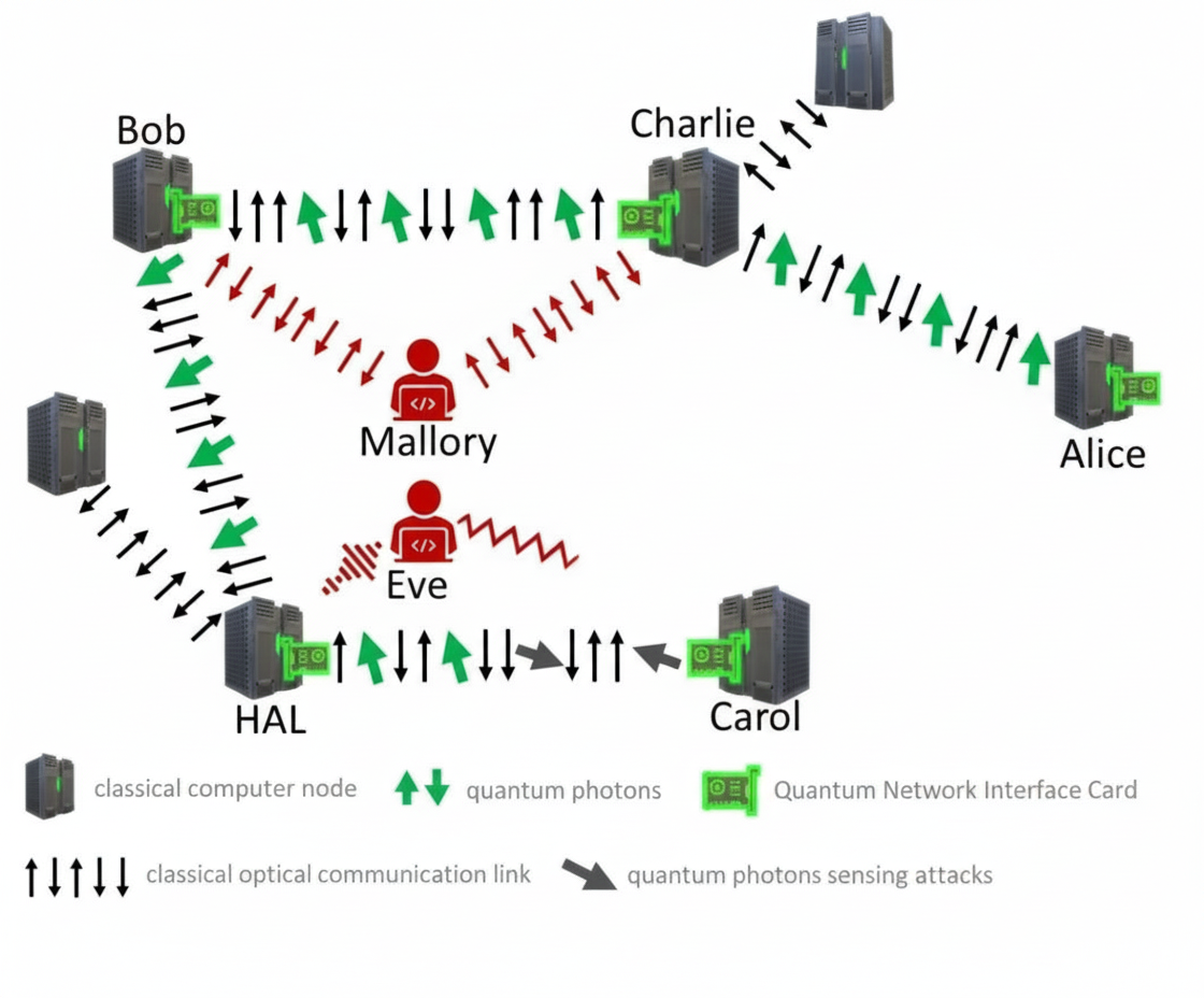 TA2 example topology with attacks