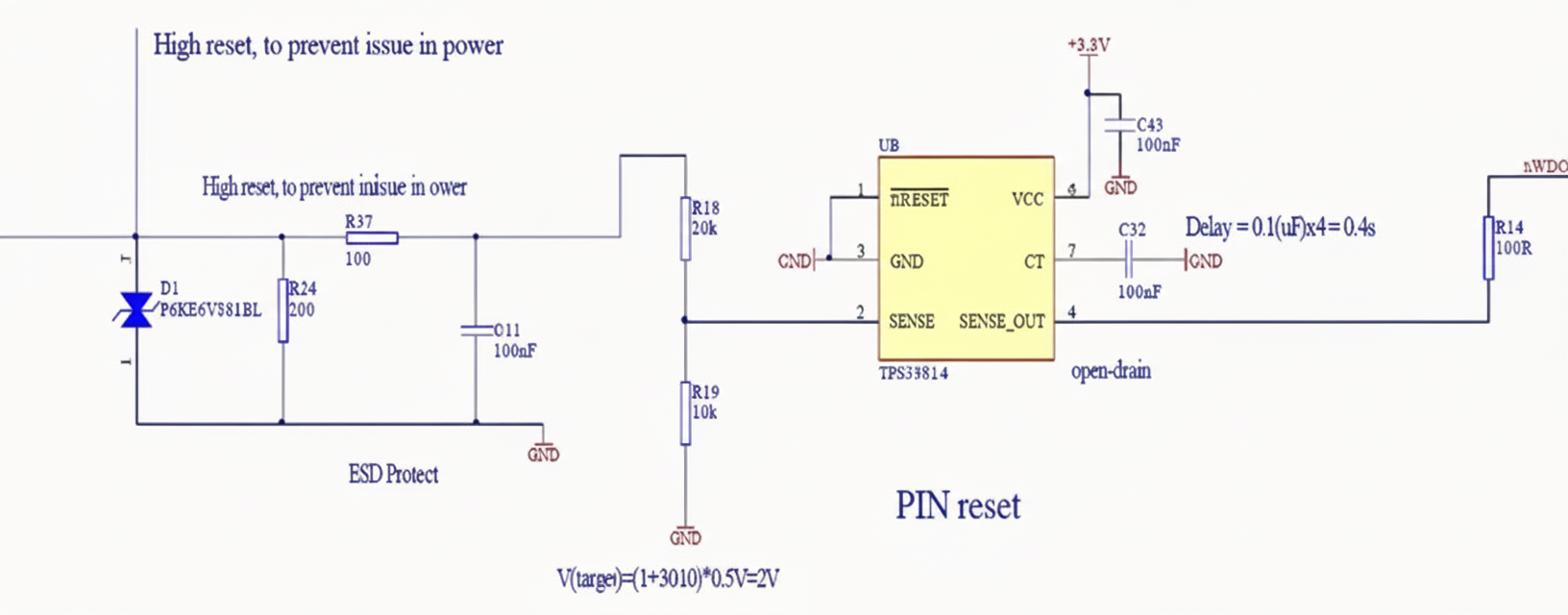 External reset circuit