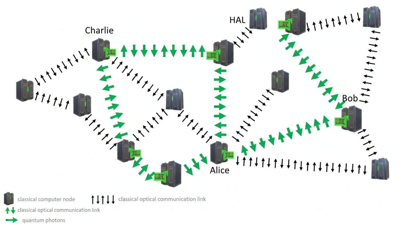 Topology with mixed quantum and classical links