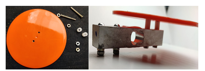 The LCD, LEDs, and buttons were mounted in the front panel and wired with insulated wires.