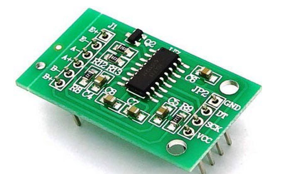 The HX711 is a 24-bit differential ADC designed for load cell applications, enabling measurement of very small voltage variations.