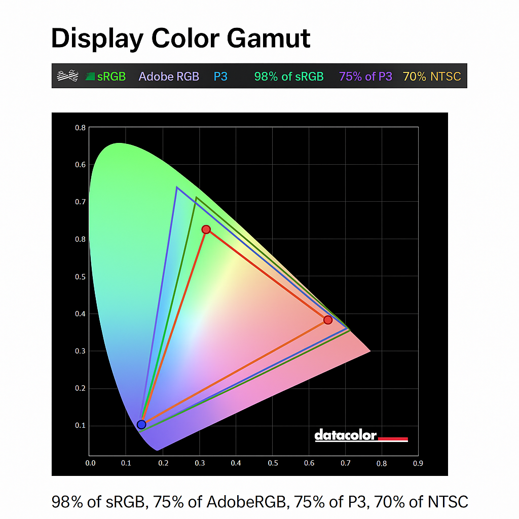 Display colorimeter test