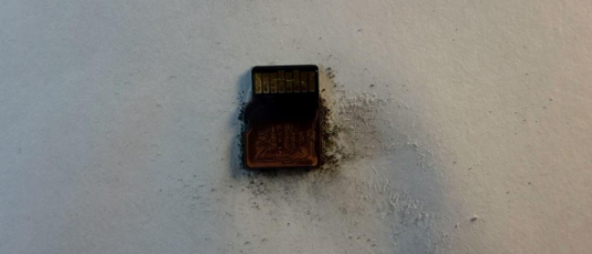 use the finest grit, about 2500, until the copper contact layer is visible