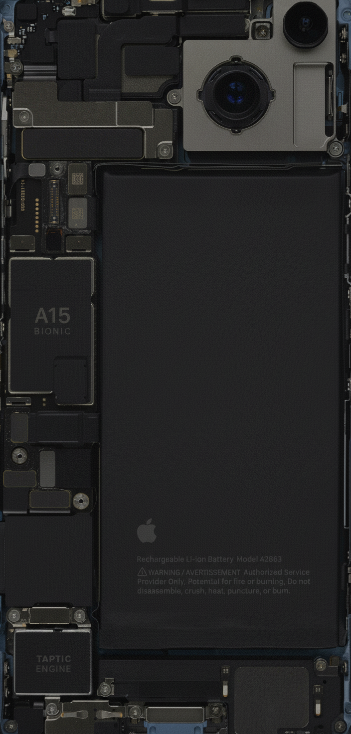 iPhone 14 teardown PCB and connectors