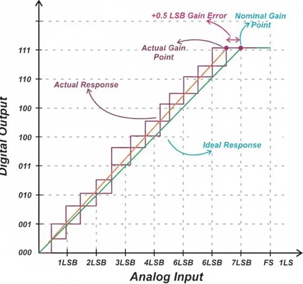 figure of the concept of gain error