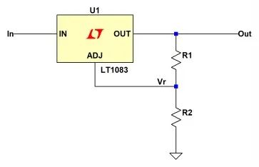 Resistor divider calculations for any desired output voltage
