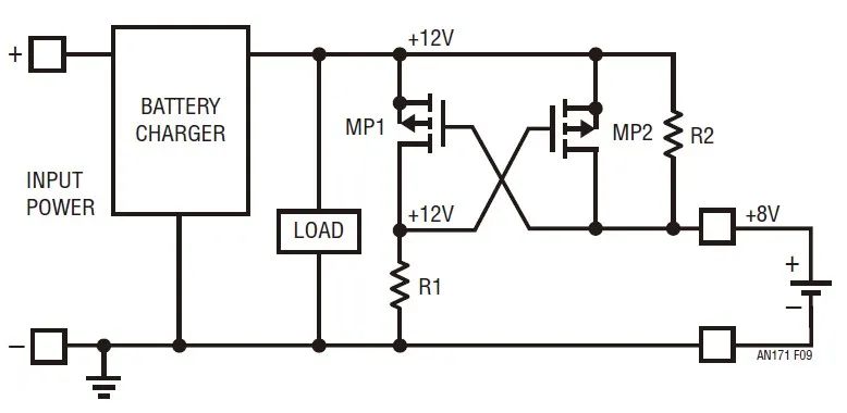Figure 9: possible blocking state with PMOS protection