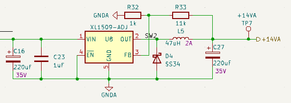 Actual circuit schematic