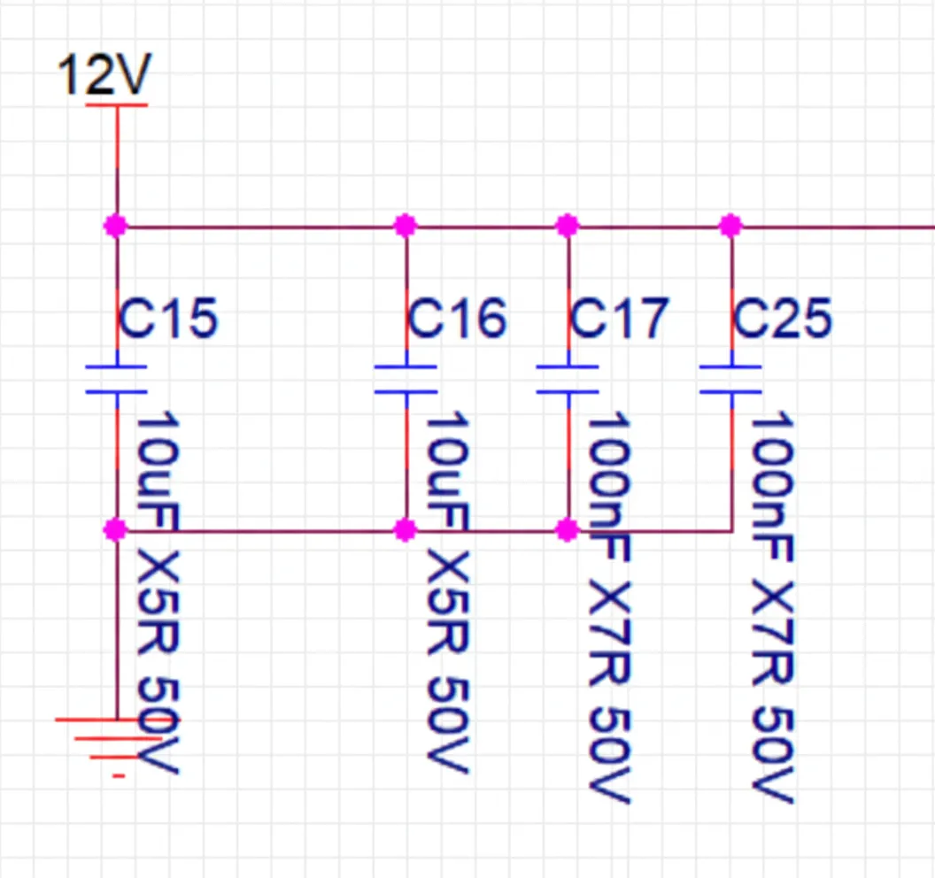 Parallel Power Capacitor Circuit