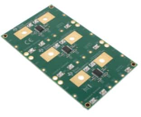 INA253EVM evaluation board, two-layer with solid copper plane