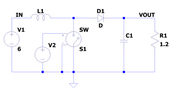 Boost converter circuit