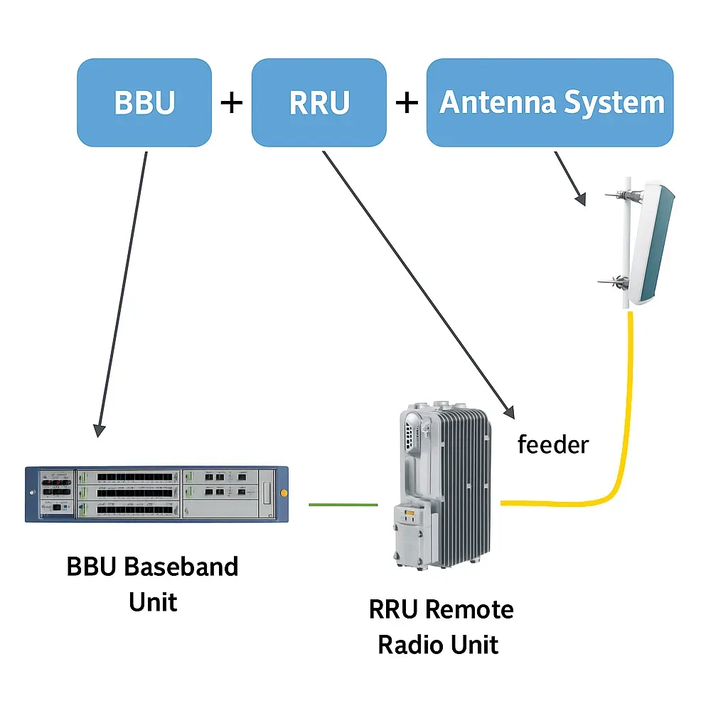 typical 4G site structure