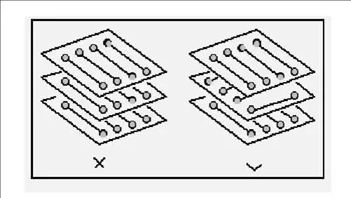 PCB routing example