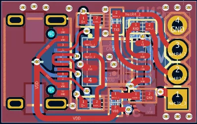 Uneven copper pours on PCB causing thermal expansion imbalance