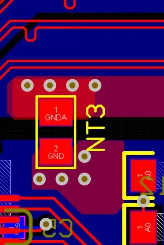 Series single-point grounding topology