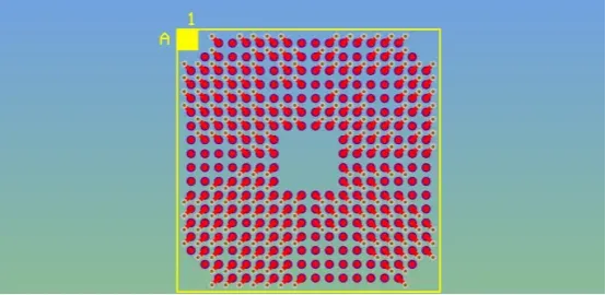 Conventional design logic to avoid solder leakage from pad to via