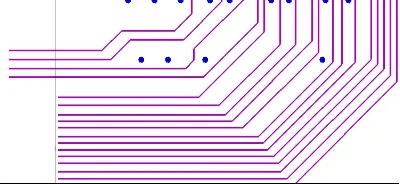 Multi-trace routing example