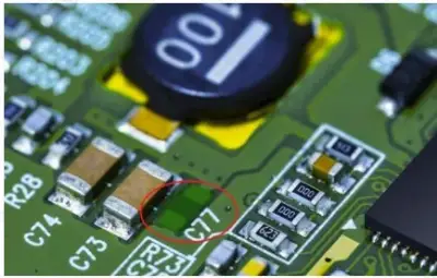 Solder mask defines the non-solderable regions ("covered by ink").
