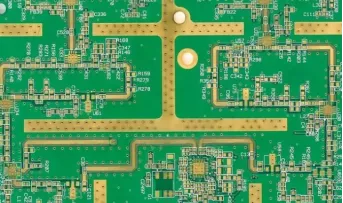 RF shielding partitions separating modules and stages
