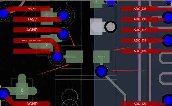 Single-point bridging for multiple digital signals across a split