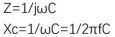 Capacitive reactance formula