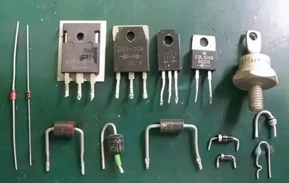 Common diode packages: Schottky, fast recovery, and Zener diodes