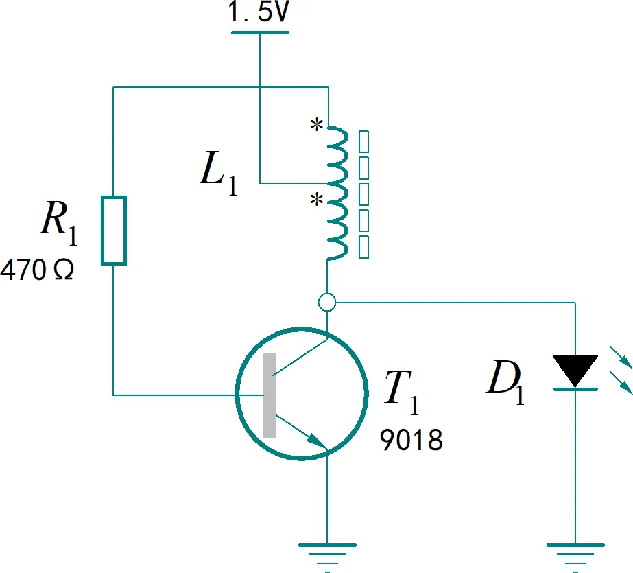Joule thief experimental schematic