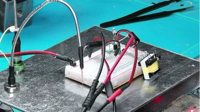 Joule thief LED driver efficiency summary graphic