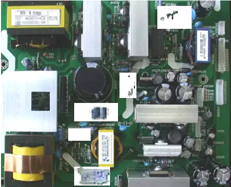 PCBA sample top-side overview