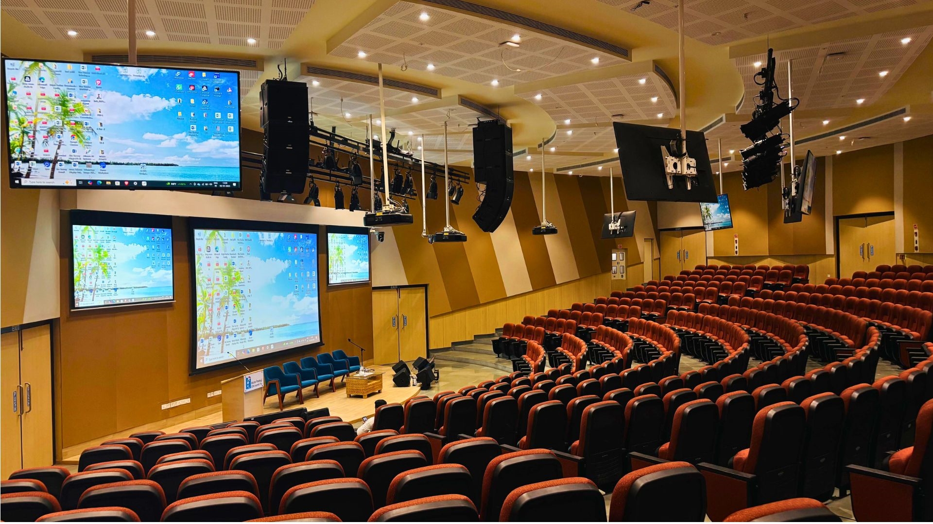 School Auditorium Sound System Optimization