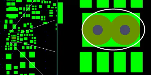 8-Layer FR-4 PCB with Blind Vias: Solder Mask Openings, Via Plugging and V-CUT Clearance Issues During CAM Review