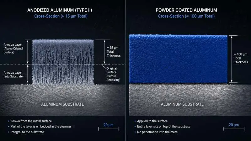 Anodizing vs Powder Coating for CNC Parts: Which Finish Should You Choose?