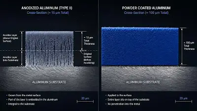 Anodizing vs Powder Coating for CNC Parts: Which Finish Should You Choose?