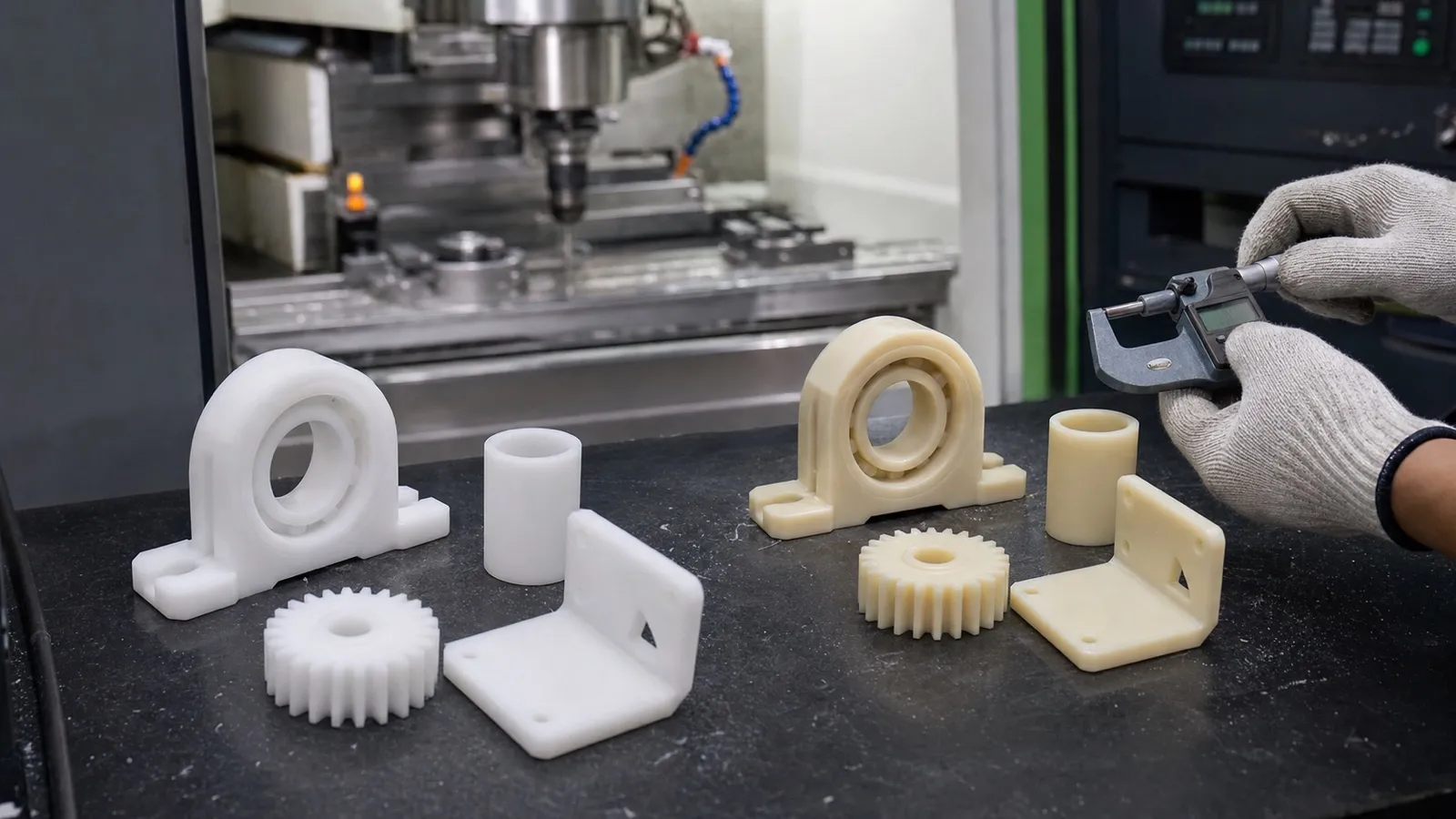 ABS vs POM vs Nylon: Choosing the Right Plastic for CNC Machining